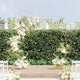 Vidaxl trouwrand goud 220 x 45 x 200 cm staal