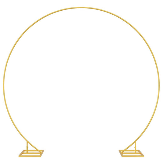 Vidaxl trouwrand goud 220 x 45 x 200 cm staal