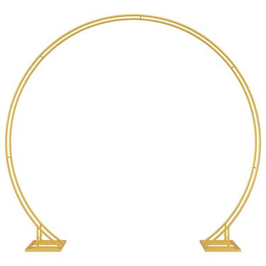 Vidaxl trouwrand goud 220 x 45 x 200 cm staal