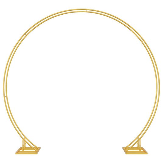 Vidaxl trouwrand goud 220 x 45 x 200 cm staal