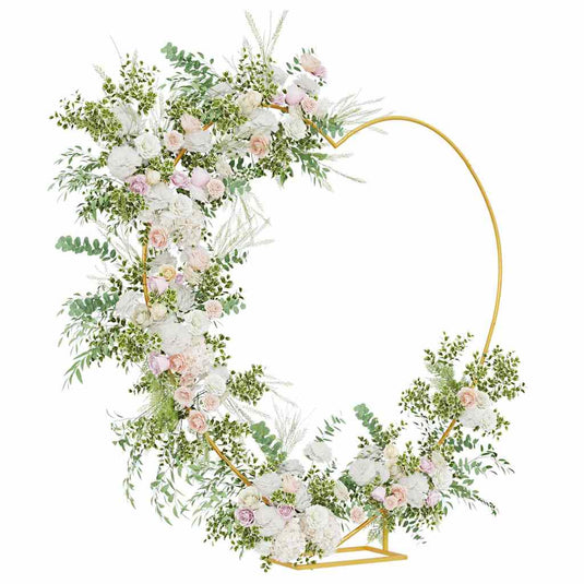 Vidaxl trouwrand goud 195 x 35 x 211 cm staal