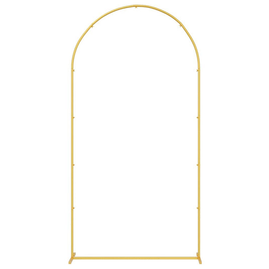 Vidaxl trouwrand goud 100 x 39 x 200 cm staal