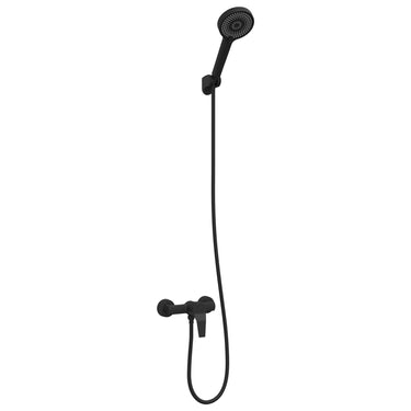 Vidaxl doucheset zwart g 1 2 inch koper