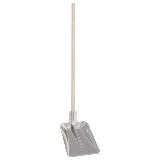 Vidaxl schep hoofd 4 pcs zilver 45 x 38 cm aluminium