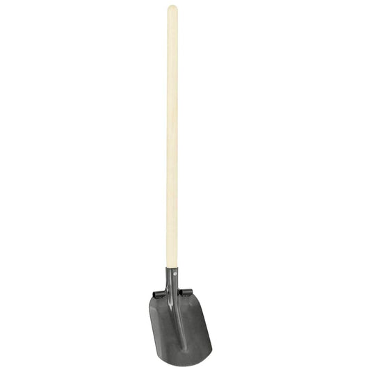 Vidaxl schep hoofd 4 pcs zilver 33 x 21 cm gepoedercoat staal