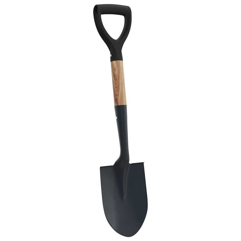 Afbeelding laden in galerijviewer, Vidaxl schep zwart 68,5 cm krachtig gecoat staal en massief hout
