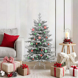 Vidaxl kerstbal set 40 pcs rood en groen kunststof