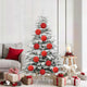 Vidaxl kerstbal set xl 9 st rood ø 15 cm kunststof