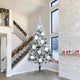 Vidaxl kerstbal set xxl 3 st wit ø 25 cm kunststof