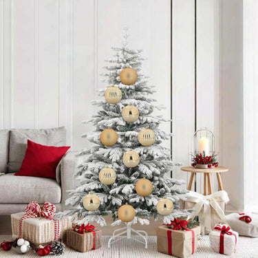 Vidaxl kerstbal set xl 9 pcs goud kunststof