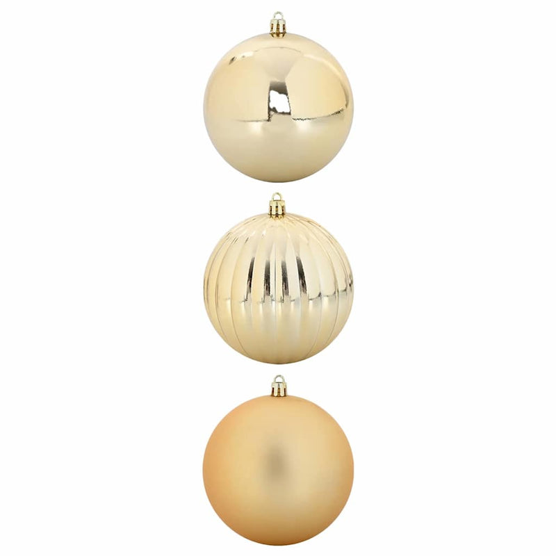 Afbeelding laden in galerijviewer, Vidaxl kerstbal set xxl 3 pcs goud kunststof

