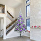 Vidaxl kerstbal set xxl 4 pcs lila kunststof