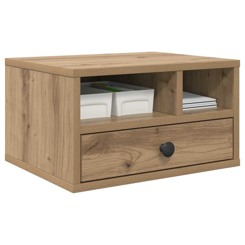 Afbeelding laden in galerijviewer, Vidaxl printerstand artisan eiken 40 x 32 x 24 cm bewerkt hout
