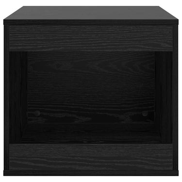 Vidaxl kattenbak omheining zwart eiken 47 x 59 x 42 cm bewerkt hout