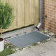 Vidaxl rooster zilver 80 x 50 x 2 cm warmgedipt gegalvaniseerd staal