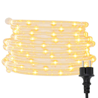 Vidaxl touwenlicht met 2400 led warmwit 100 m pvc