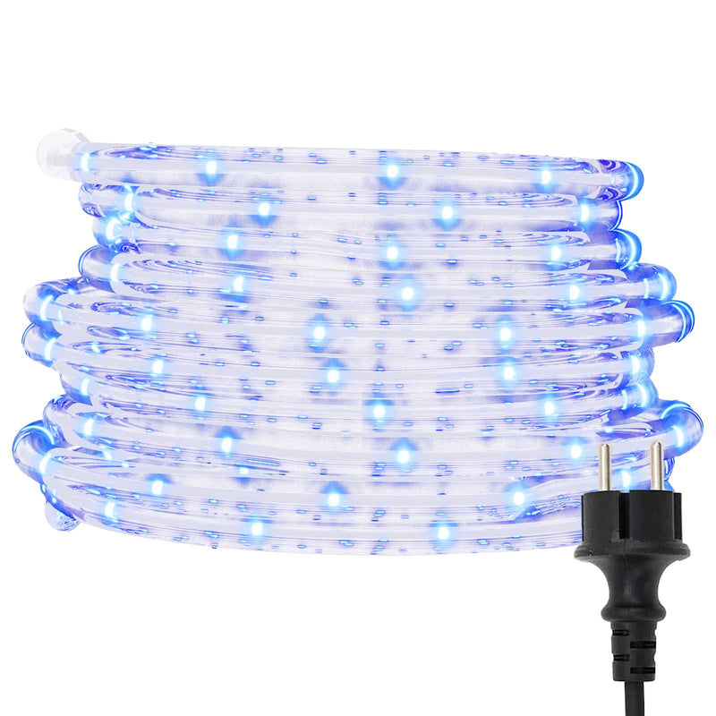 Chargez l'image dans la visionneuse de la galerie, Vidaxl touwenlicht met 2400 led koud wit 100 m pvc
