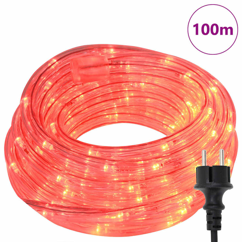 Chargez l'image dans la visionneuse de la galerie, Vidaxl touwenlicht met 2400 led rood 100 m pvc
