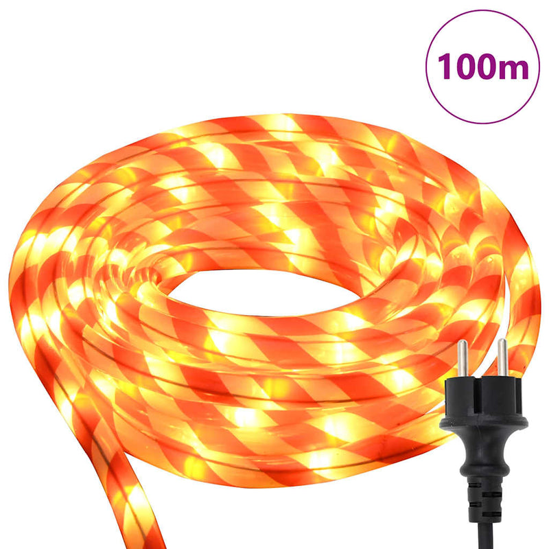 ギャラリービューアに画像をロードする, Vidaxl touwenlicht met 2400 led warmwit 100 m pvc
