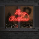 Vidaxl kerstbord met 216 led rood 99 x 55 x 13 cm ijzer