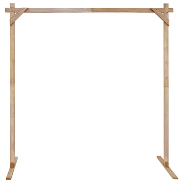 Vidaxl trouwrand licht bruin 225 x 95 x 226 cm massief vurenhout