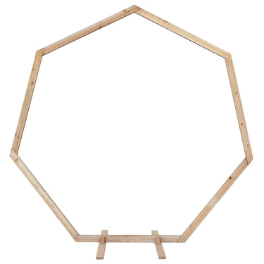 Vidaxl trouwrand licht bruin 221 x 92 x 216 cm massief vurenhout