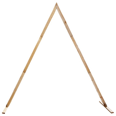 Vidaxl trouwrand licht bruin 202 x 95 x 254 cm massief vurenhout
