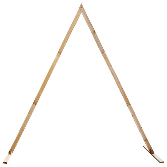 Vidaxl trouwrand licht bruin 202 x 95 x 254 cm massief vurenhout