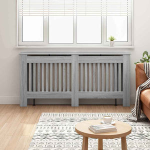 Vidaxl radiatorafdekking grijs sonoma 172 x 19 x 81,5 cm bewerkt hout