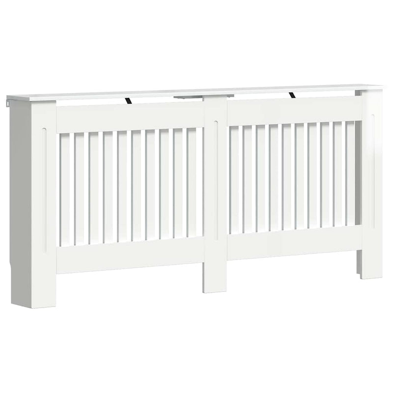 Chargez l'image dans la visionneuse de la galerie, Vidaxl radiatorafdekking hoogglans wit 172 x 19 x 81,5 cm bewerkt hout
