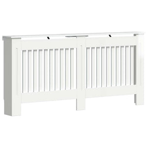 Vidaxl radiatorafdekking hoogglans wit 172 x 19 x 81,5 cm bewerkt hout