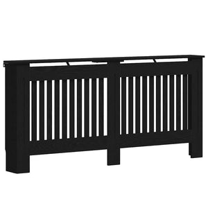 Vidaxl radiatorafdekking zwart eiken 172 x 19 x 81,5 cm bewerkt hout