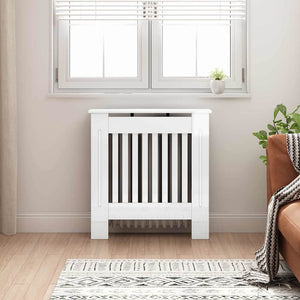 Vidaxl radiatorafdekking hoogglans wit 78 x 19 x 81,5 cm bewerkt hout