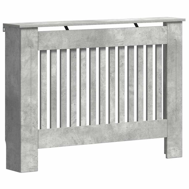 ギャラリービューアに画像をロードする, Vidaxl radiatorafdekking beton grijs 112 x 19 x 81,5 cm bewerkt hout
