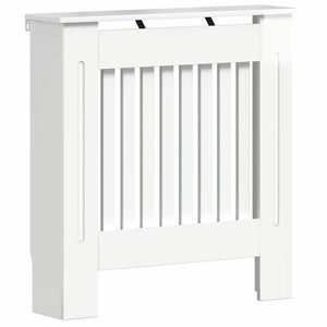 Vidaxl radiatorafdekking hoogglans wit 112 x 19 x 81,5 cm bewerkt hout