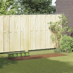 Vidaxl konijnenkooi zilver 300 x 100 x 210 cm gegalvaniseerd staal