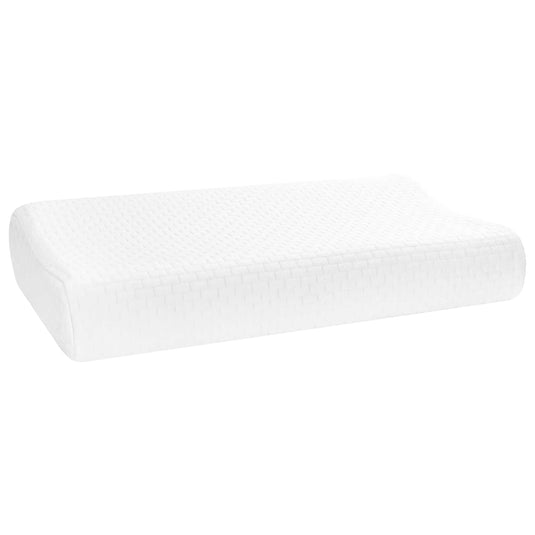 Vidaxl slapen kussen effen wit 60 x 37 x 12,5 cm