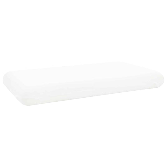 Vidaxl slapen kussen effen wit 70 x 36 x 13,5 cm
