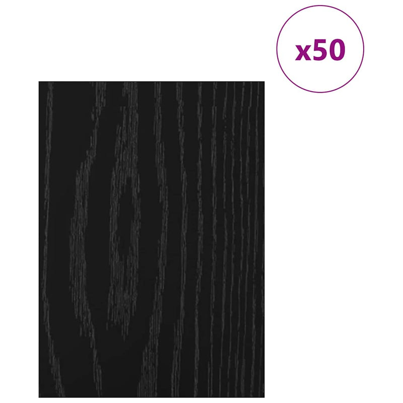 Chargez l'image dans la visionneuse de la galerie, Vidaxl decorpanelen 50 pcs zwart eiken 15 x 21 x 0.27 cm bewerkt hout
