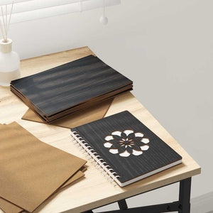 Vidaxl decorpanelen 150 pcs zwart eiken 15 x 21 x 0.27 cm bewerkt hout