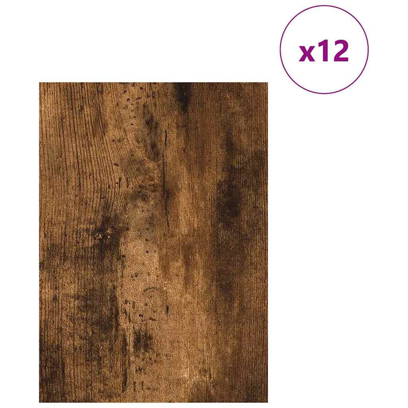 Chargez l'image dans la visionneuse de la galerie, Vidaxl decorpanelen 12 pcs gerookt eiken 15 x 21 x 0.27 cm
