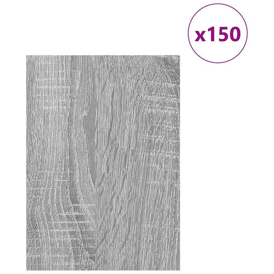 Vidaxl decorpanelen 150 pcs grijs sonoma 15 x 21 x 0.27 cm