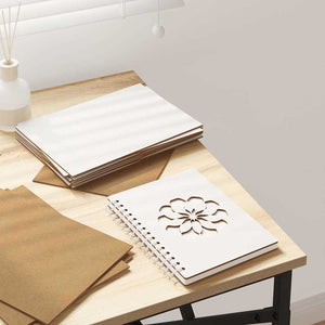 Vidaxl decorpanelen 50 pcs wit 21 x 30 x 0,27 cm bewerkt hout
