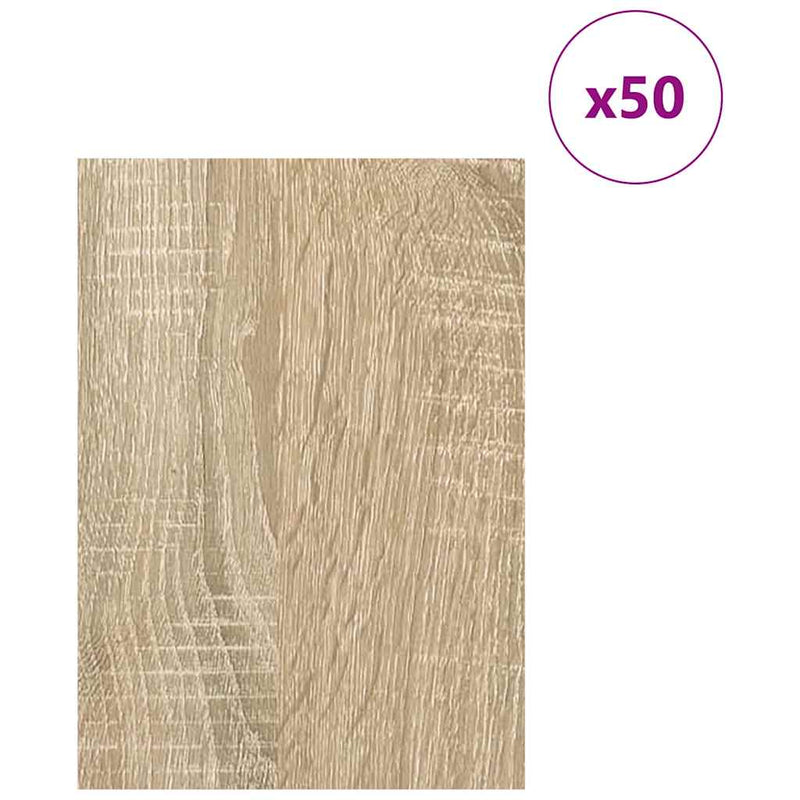 ギャラリービューアに画像をロードする, Vidaxl decorpanelen 50 pcs sonoma eiken 21 x 30 x 0,27 cm bewerkt hout
