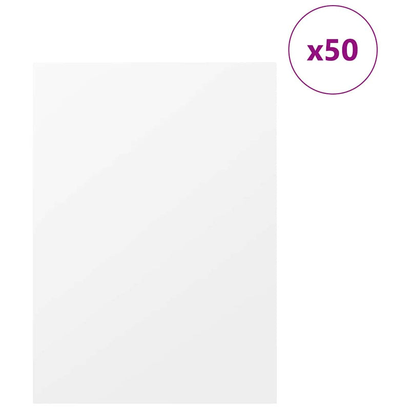 ギャラリービューアに画像をロードする, Vidaxl decorpanelen 50 pcs wit 30 x 42 x 0.27 cm bewerkt hout
