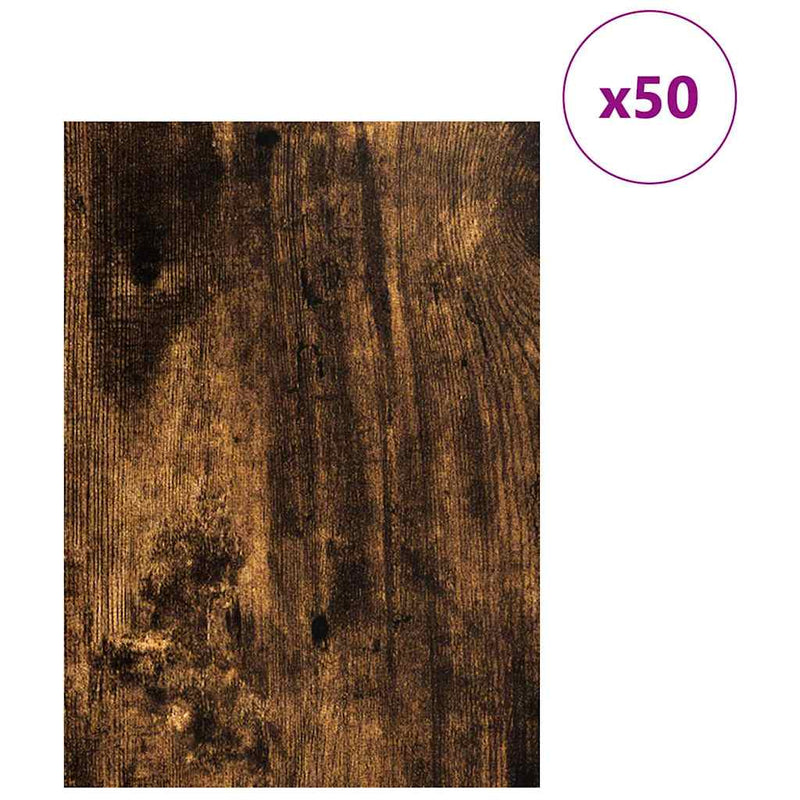 ギャラリービューアに画像をロードする, Vidaxl decorpanelen 50 pcs gerookt eiken 30 x 42 x 0.27 cm
