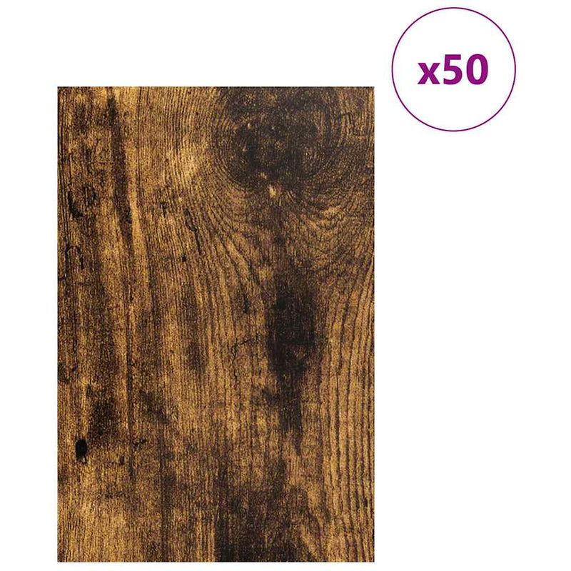 Afbeelding laden in galerijviewer, Vidaxl decorpanelen 50 pcs gerookt eiken 40 x 60 x 0.27 cm
