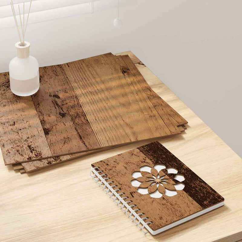 ギャラリービューアに画像をロードする, Vidaxl decorpanelen 50 pcs oudhout 30 x 30 x 0,27 cm bewerkt hout
