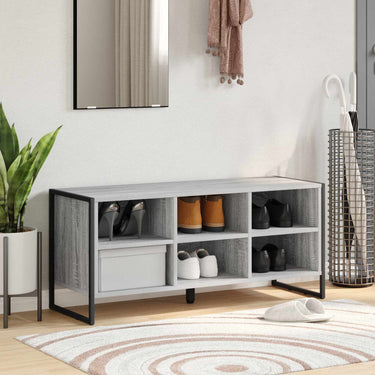Vidaxl schoenenkast grijs sonoma 60 x 35 x 44 cm bewerkt hout