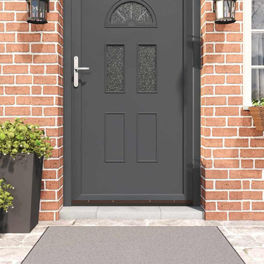 Vidaxl schroefbare deurborstelafsluitingen 2 pcs bruin 100 cm